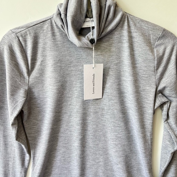 NWT! Lovers and Friends Katie Turtleneck in Heather Grey - Picture 5 of 7